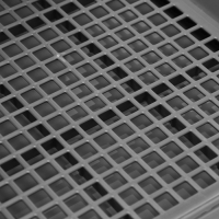 Туалет для собак со столбиком и стенкой 48,5 х 34 х 27см, серый