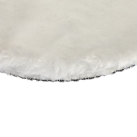 Круг полировальный под липучку ЛОМ, искусственный мех, 180 мм