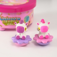 Сувенир музыкальный механический магнитный "Единороги" 12,2х12,2х11,5 см