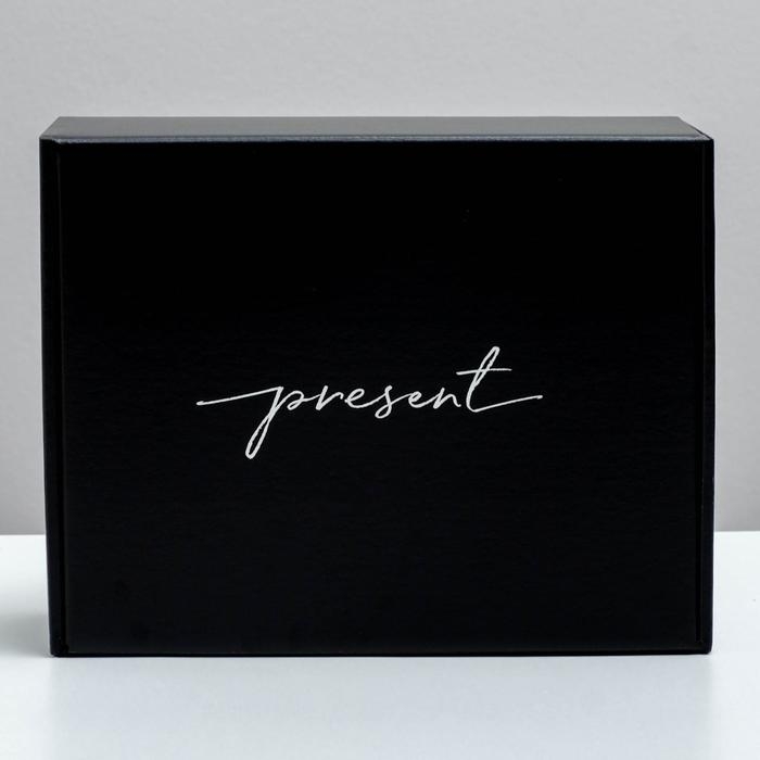 Коробка подарочная двухсторонняя складная, упаковка, &laquo;Present&raquo;, 27 х 21 х 9 см
