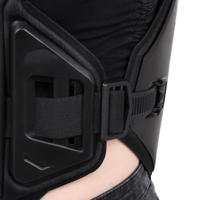 Мотозащита детская, панцирь, регулируемый размер, черный Мотозащита детская, панцирь, регулируемый размер, черный