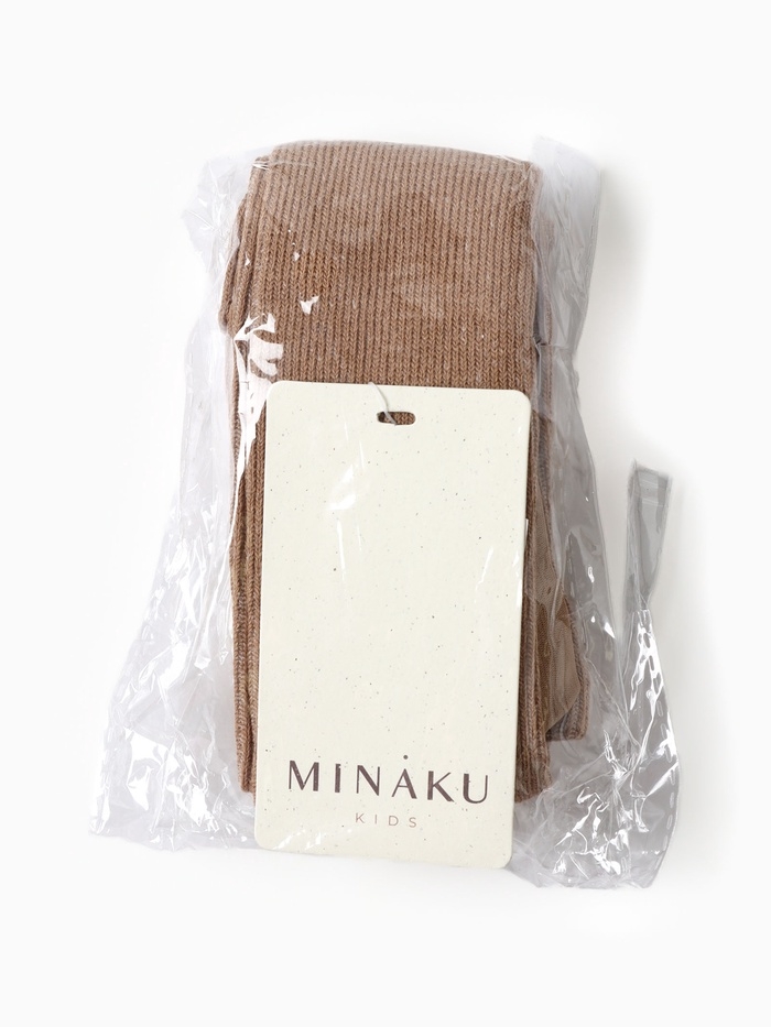 Колготки детские с лямками MINAKU, цв.бежевый, рост 74-80