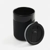Кружка Nabo с силиконовым держателем, черная