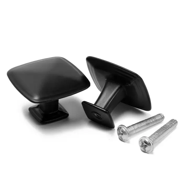 Ручка кнопка ТУНДРА РК112BL (MK112BL), черная