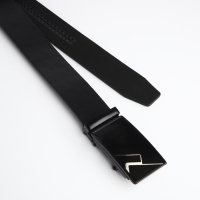 Ремень мужской &laquo;Великан&raquo;, ширина 4 см, автомат, пряжка металл, цвет чёрный