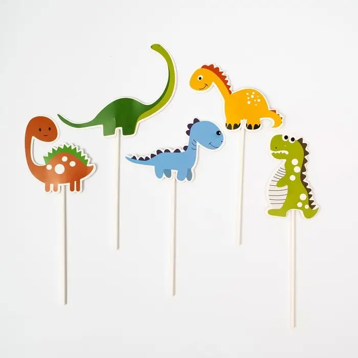Топперы для торта &laquo;Дракончики&raquo;, 5 шт.
