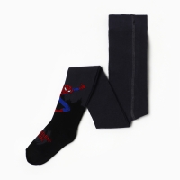 Колготки Марвел &laquo;Ночной город&raquo;, цвет чёрный/серый, 116-122 см