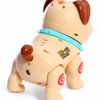 Интерактивная игрушка "Щенок Барри" звуковые и световые эффекты, ходит, выпускает пар