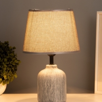 Лампа настольная "Никс" 1х40Вт Е27 серый 20х20х30см МОДЕЛЬ: