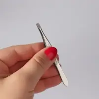 Пинцет прямой, узкий, 8.5 см