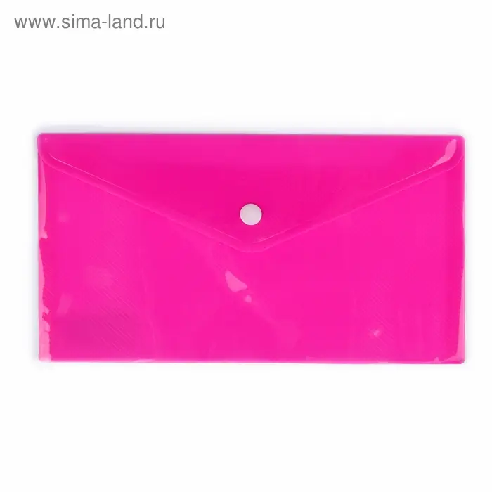 Папка-конверт на кнопке, travel, 180 мкм, рифлёная, МИКС