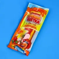 Сахарное ассорти: конфета и жидкая карамель &laquo;Зубная щетка с пастой&raquo;, 15 г