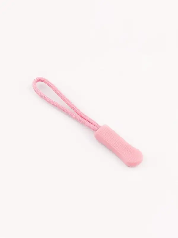 Пуллер для молнии, 2.5 см, 6&times;0.8 см, 10 шт., розовый