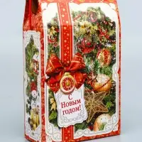 Коробка подарочная новогодняя &laquo;Яркий праздник&raquo; 22.5&times;34&times;10 см