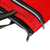 Портфель с 1 отделением Calligrata А4, текстиль на молнии с ручками, с карманом, красный Портфель с 1 отделением Calligrata А4, текстиль на молнии с ручками, с карманом, красный