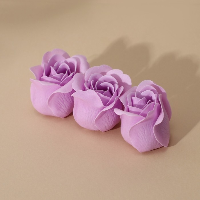 Мыло лепестковое &laquo;С 8 Марта&raquo;, 3 шт, аромат цветочный, ЧИСТОЕ СЧАСТЬЕ