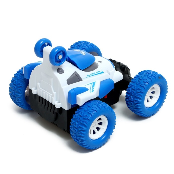 Машинка «Перевёртыш», радиоуправляемая, работает от аккумулятора, цвет синий Машинка «Перевёртыш», радиоуправляемая, работает от аккумулятора, цвет синий