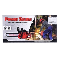 Инструмент &laquo;Бензопила&raquo;, звуковые эффекты, работает от батареек, цвет красный