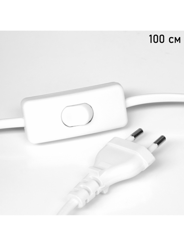 Лампа настольная BayerLux ЭКО "Анна" 1х40Вт Е27 белый/коричневый 30х30х47см