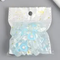 Бусина для рукоделия и плетения &laquo;Арт Узор. Голубая ракета&raquo;, пластик, 0.8&times;2.2&times;3.2 см