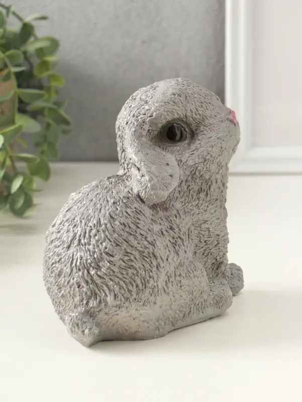 Копилка "Серый зайка" 15 см