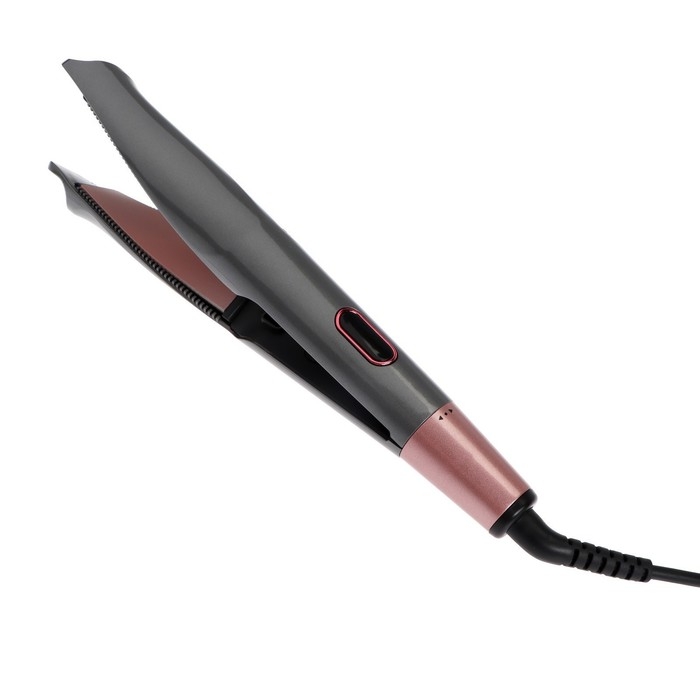 Плойка Luazon LW-21, 40 вт, керамическое покрытие, d=35mm, до 230°C, серо-розовая Плойка Luazon LW-21, 40 вт, керамическое покрытие, d=35mm, до 230°C, серо-розовая