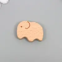 Бусина для творчества дерево "Слоненок" 2,2х3,1 см