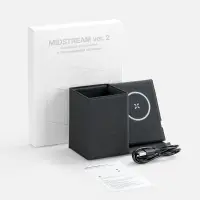 Складной органайзер с беспроводной зарядкой Midstream ver.2, серый