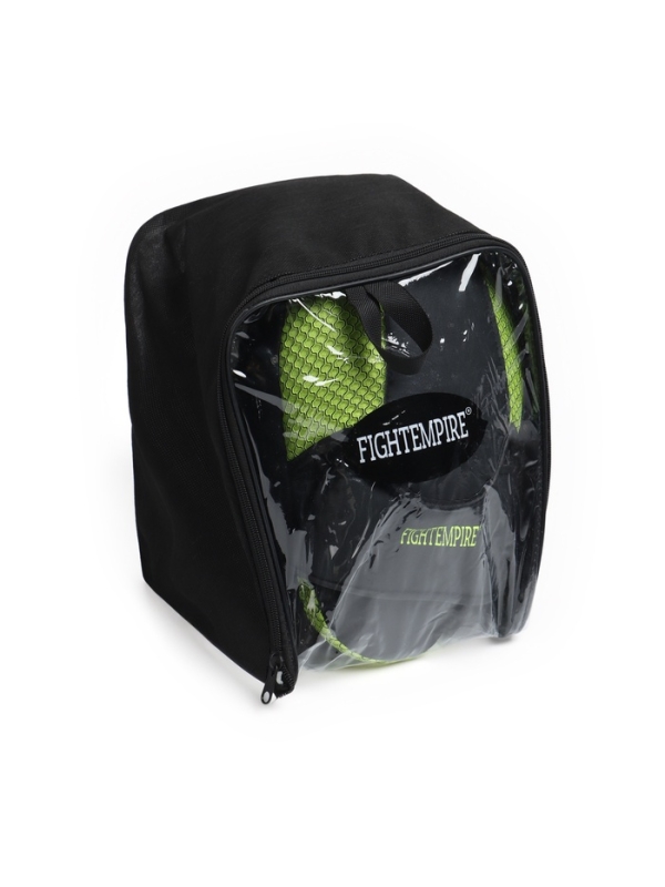 Лапы боксерские изогнутые FIGHT EMPIRE, CLASSIC, ПУ, чёрно-жёлтые, пара