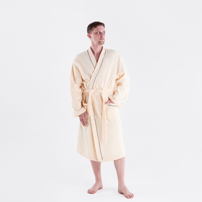 Халат махровый мужской &laquo;Муж лучший&raquo; размер 56-58