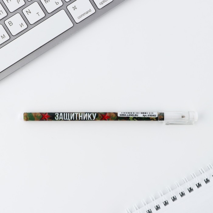 Анкета для мальчиков и ручка &laquo;23 февраля: Кот&raquo;