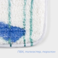 Коврик для ванной и туалета SAVANNA &laquo;Гранд&raquo;, 50&times;80 см, цвет голубой