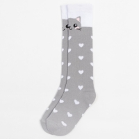 Гольфы детские KAFTAN «Котик», 18-20 см, цвет серый Гольфы детские KAFTAN «Котик», 18-20 см, цвет серый