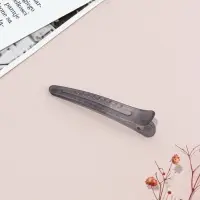 Зажим для волос "Классик матовый" 7,5 см, серый