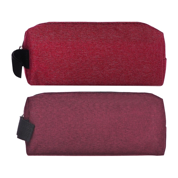 Пенал школьный &laquo;Бордо&raquo;, на молнии, МИКС