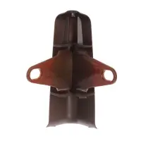 Угол наружный (внешний) &laquo;Деконика&raquo;, с крепежом для плинтуса, 85 мм, 303 венге темный