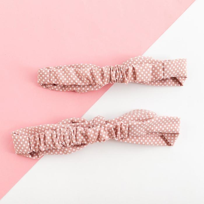 Набор повязок для мамы и дочки Крошка Я &laquo;Самые красивые&raquo;, 2 шт