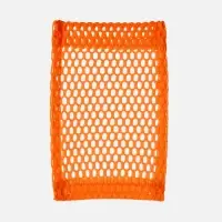 Карман из крупной сетки Pose, оранжевый неон