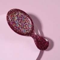 Расчёска - мини массажная, 5,5 &times; 13,5 см, цвет МИКС