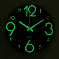 Часы настенные интерьерные, светящиеся d-30 см Часы настенные интерьерные, светящиеся d-30 см