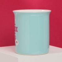 Кружка &laquo;Бабушке&raquo; с ложкой и подставкой, 300 мл