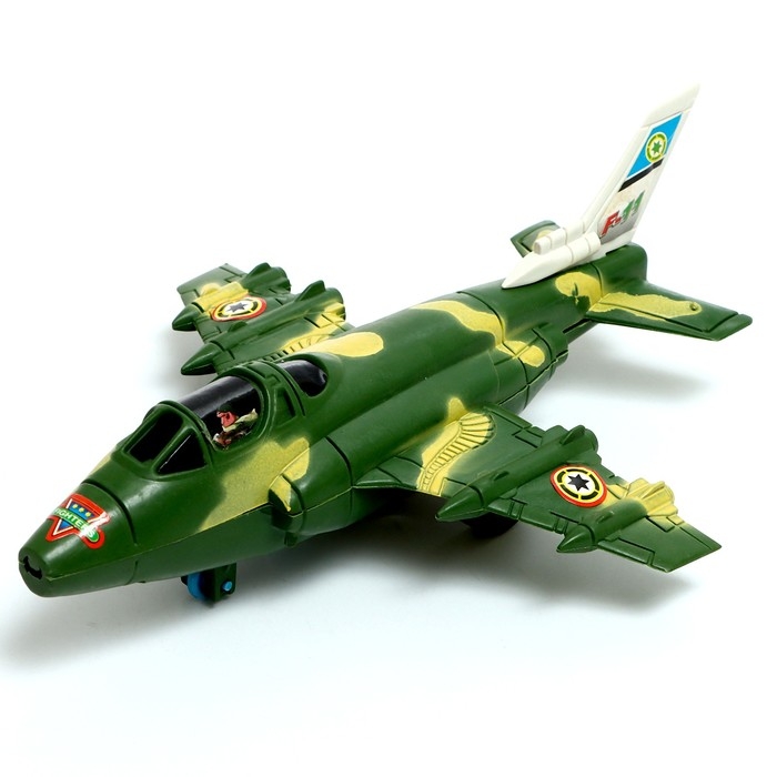 Самолет инерционный &laquo;Комбат&raquo;, цвет МИКС