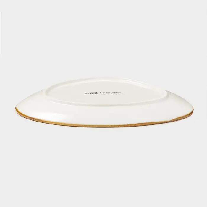 Блюдо фарфоровое для подачи Magistro &laquo;Церера&raquo;, 18,2&times;16,3 см, цвет белый