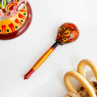 Набор &laquo;Розетка с ложкой&raquo;, 10&times;4&times;10 см, хохлома