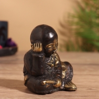 Сувенир бронза "Монах" 7х6х7 см