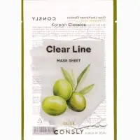 Тканевая маска с маслом оливы Consly &laquo;Регенерация кожи&raquo;, 23 мл