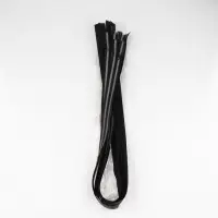 Молния &laquo;Спираль&raquo;, №5, разъёмная, водонепроницаемая, со светоотражающей лентой, замок автомат, 100 см, чёрная, серая