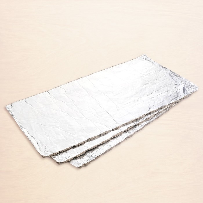 Базальтовый картон с фольгой 125х60х1 см Базальтовый картон с фольгой 125х60х1 см