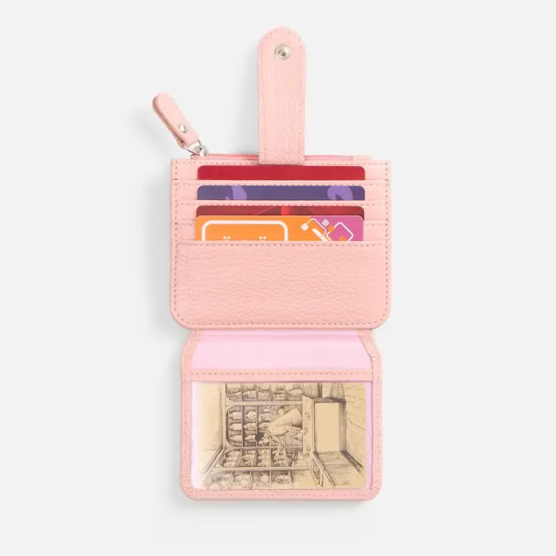 Картхолдер на молнии Unison, розовый