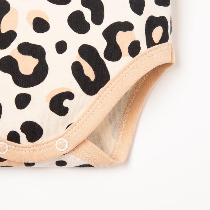 Боди с длинным рукавом Крошка Я «Леопард», рост 68-74 см Боди с длинным рукавом Крошка Я «Леопард», рост 68-74 см